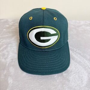 VTG Annco Green Bay Packers Hat Mens 6 7/8 Green Fitted G Logo NFL 80s-90s Y2K